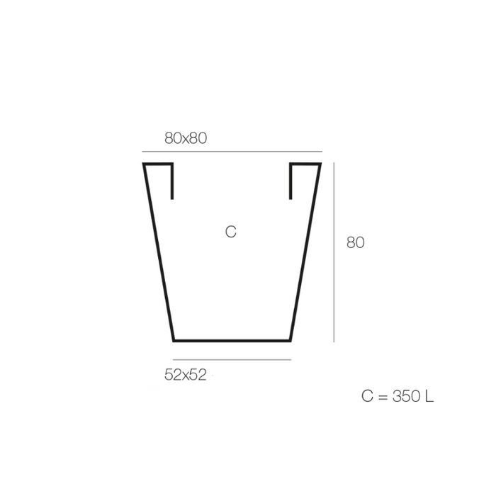 Pentola Cono Cuadrado