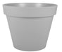 Vaso Da Fiori Rotondo 60Cm Grigio Cemento Tuscany Eda Plastiques