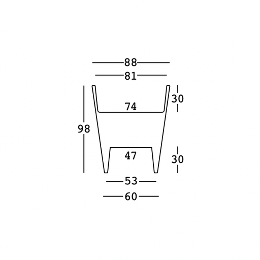 Vaso Da Fiori Doppio Rovescio