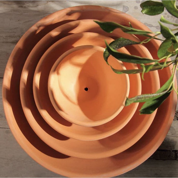 Ciotola Rotonda In Terracotta Per Vaso Da Fiori Da Esterno