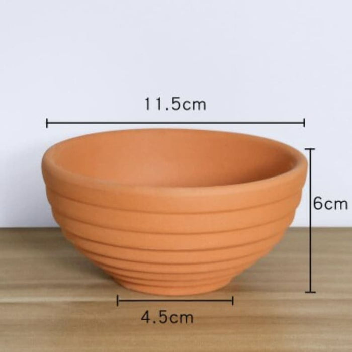 Ciotola Rotonda In Terracotta Per Vaso Da Fiori Da Esterno