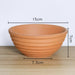 Ciotola Rotonda In Terracotta Per Vaso Da Fiori Da Esterno