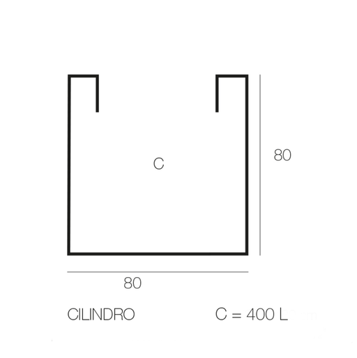Vaso Da Fiori Da Esterno Cylindro