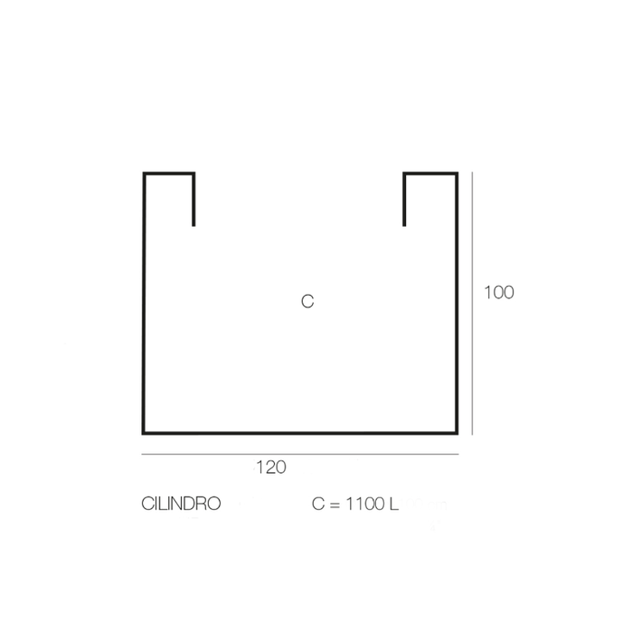 Vaso Da Fiori Da Esterno Cylindro