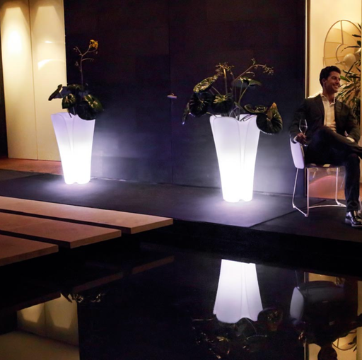 Pezzettina Portafiori Da Esterno A Led