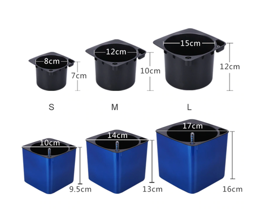 Vaso Da Fiori Da Esterno Vaso In Plastica Con Irrigazione Automatica Quadrato Rosso