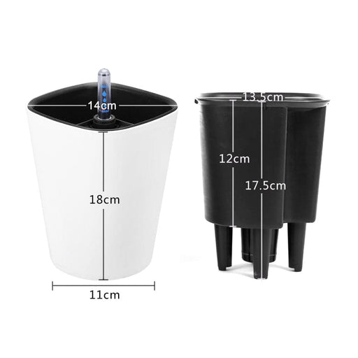 Vaso Da Fiori Per Esterni Vaso In Plastica Rossa Irrigazione Automatica