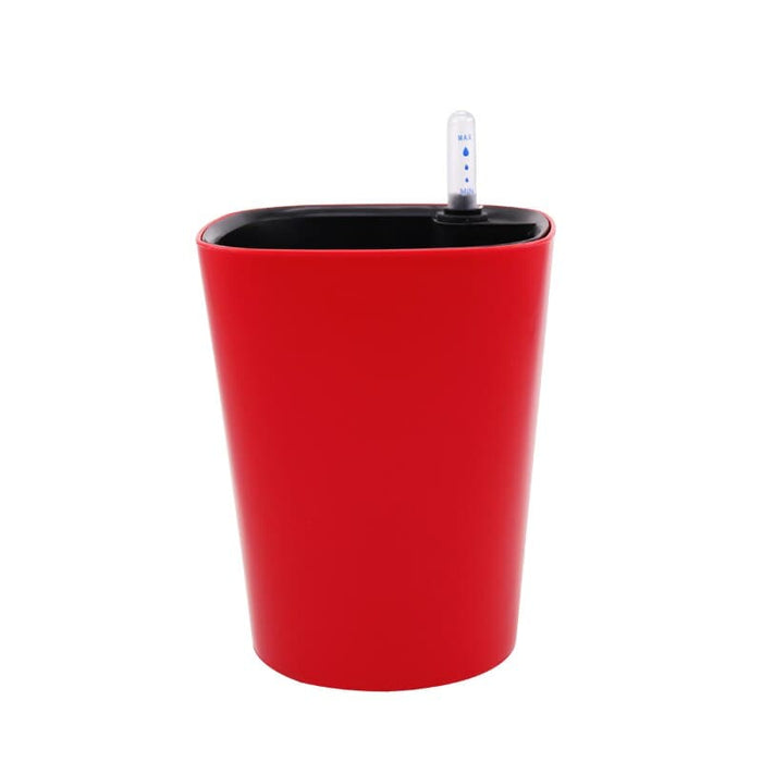 Vaso Da Fiori Per Esterni Vaso In Plastica Rossa Irrigazione Automatica