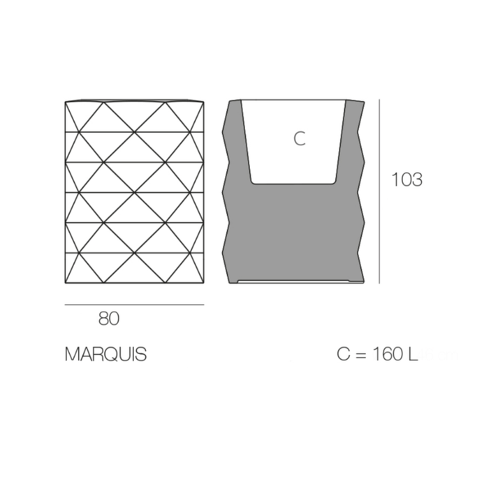 Vaso Da Fiori Geometrico Marchese