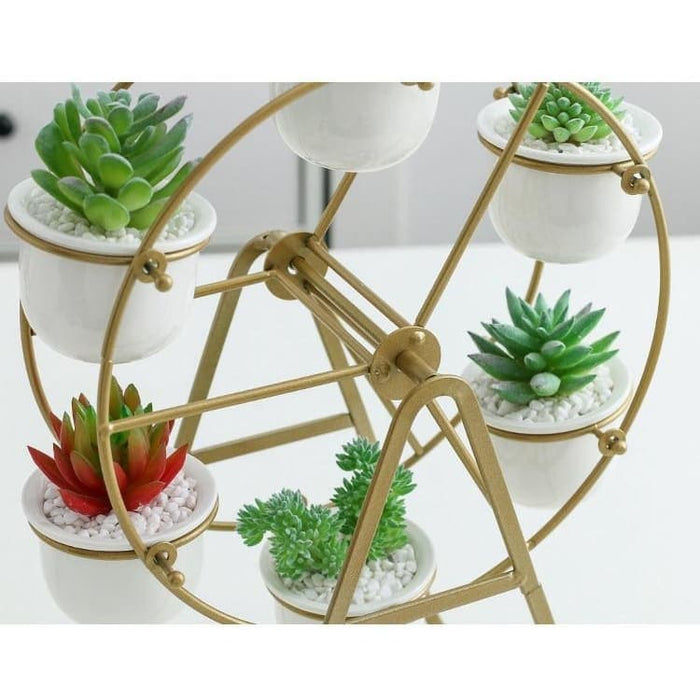 Vaso Da Fiori Scandinavo Con Ruota Panoramica