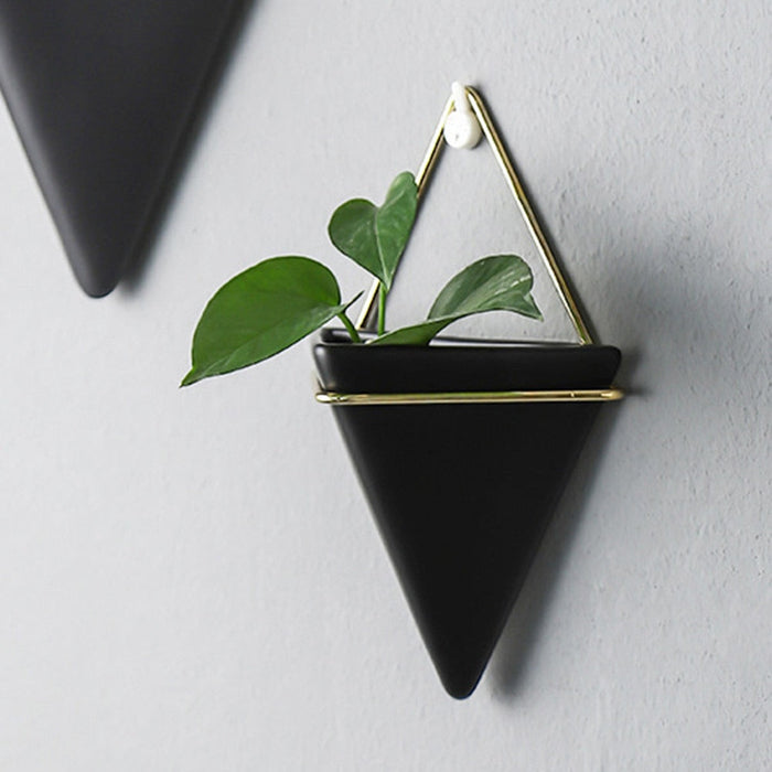 Vaso Da Fiori Decorativo Da Parete Geometrico