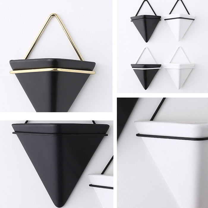 Vaso Da Fiori Decorativo Da Parete Geometrico