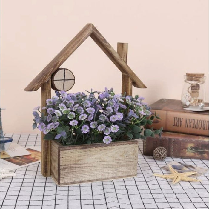 Vaso Da Fiori Da Parete In Legno