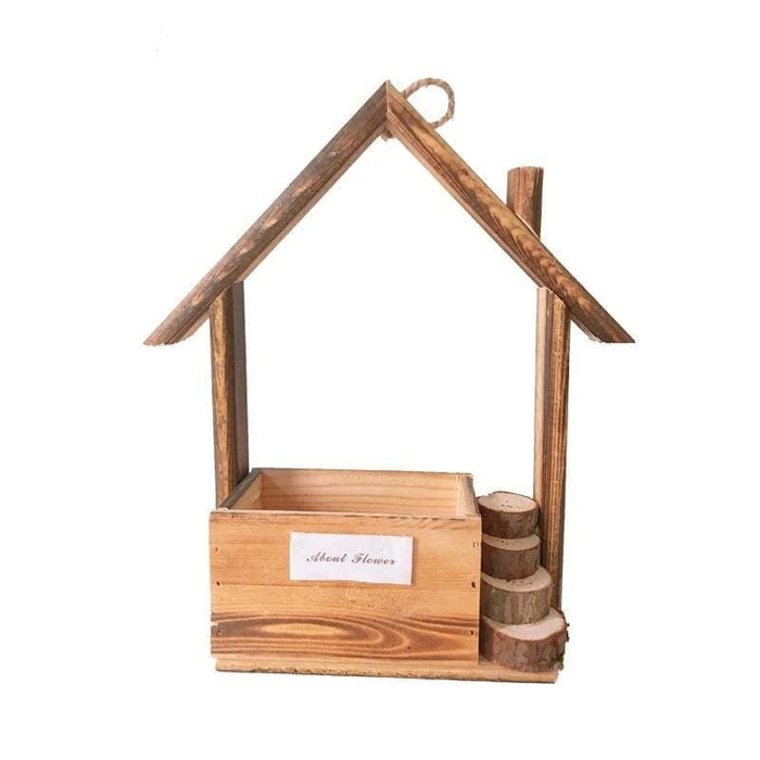 Vaso Da Fiori Da Parete In Legno