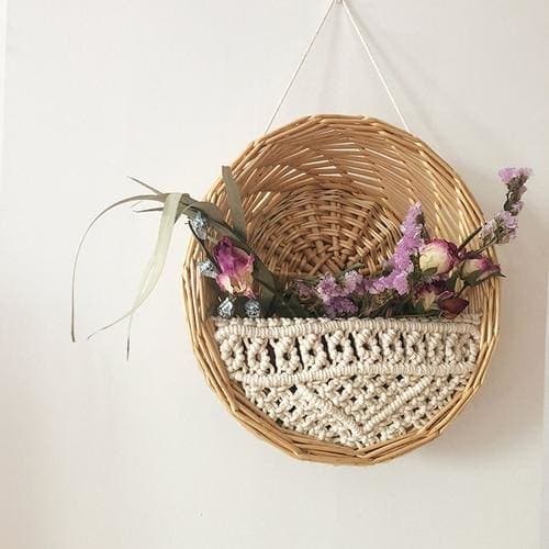 Vaso Da Fiori Da Parete. Cesto Di Fiori