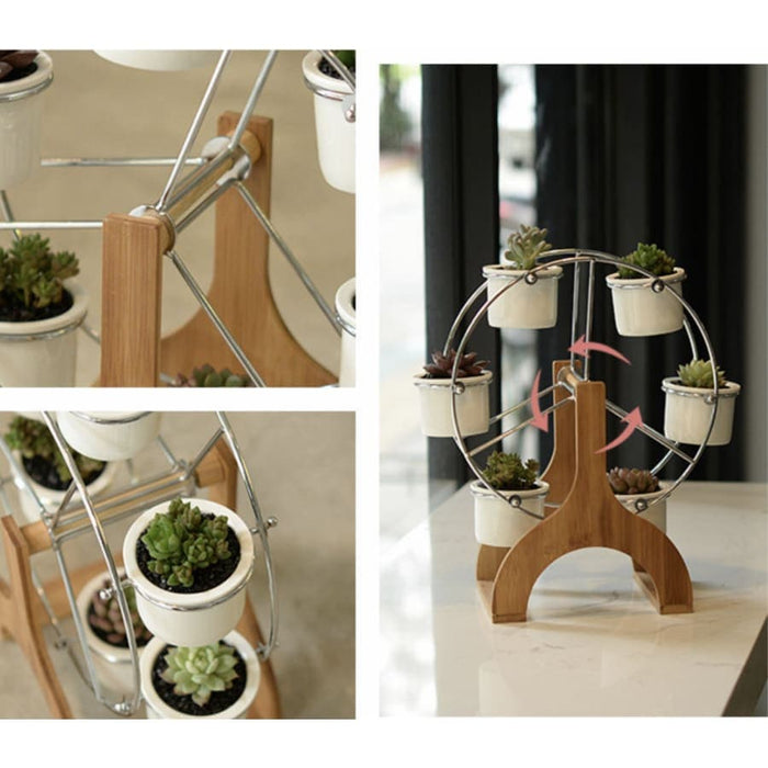 Vaso Da Fiori Originale Con Ruota Panoramica