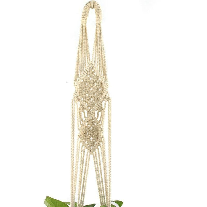 Appendiabiti Originale In Macramè Per Vaso Da Fiori Sospeso