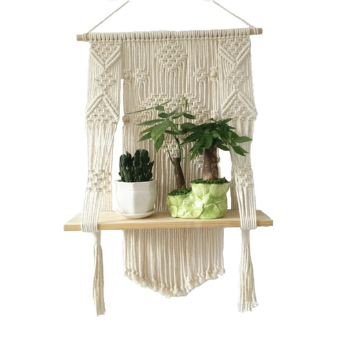 Fioriera Sospesa Da Parete Con Vaso Di Fiori