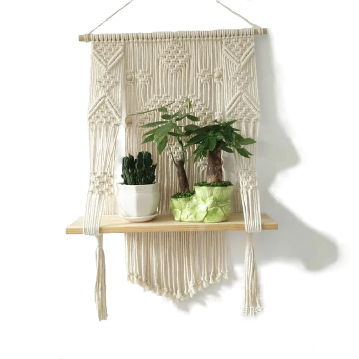 Fioriera Sospesa Da Parete Con Vaso Di Fiori