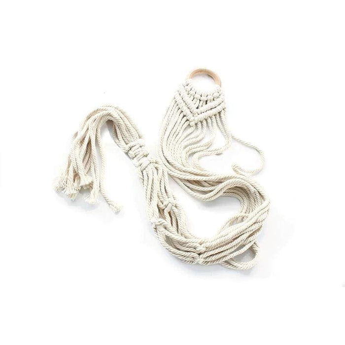 Appendiabiti Hippie Per Vaso Di Fiori Sospeso In Macramè