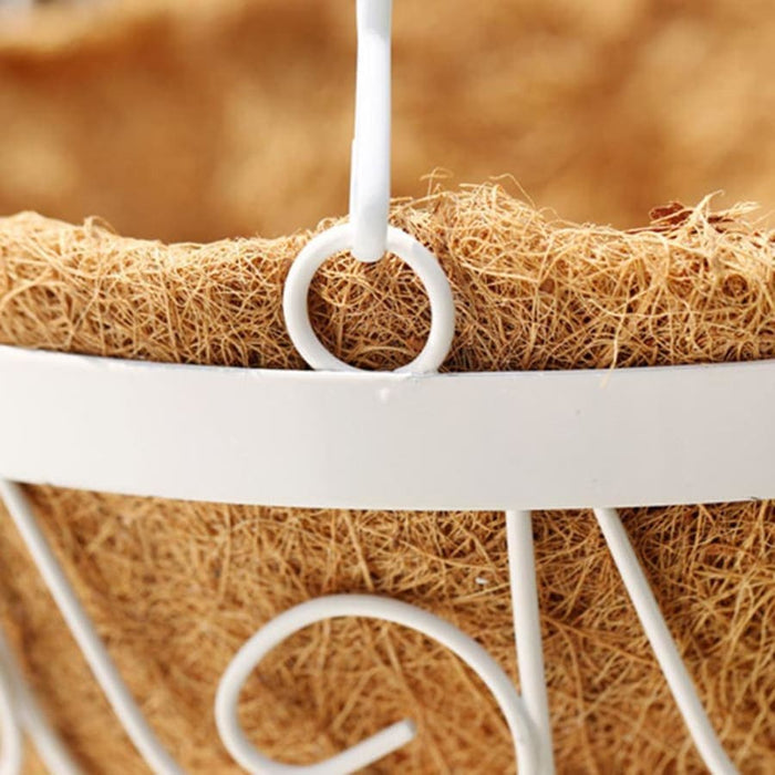 Vaso Da Fiori Sospeso In Fibra Di Cocco