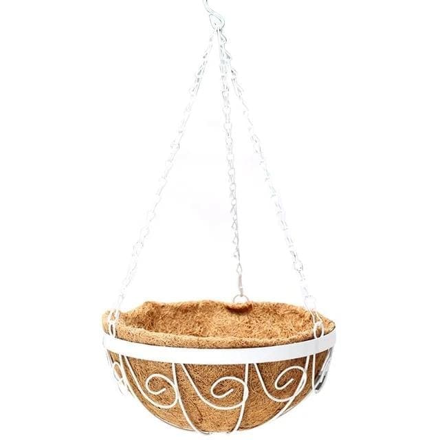 Vaso Da Fiori Sospeso In Fibra Di Cocco