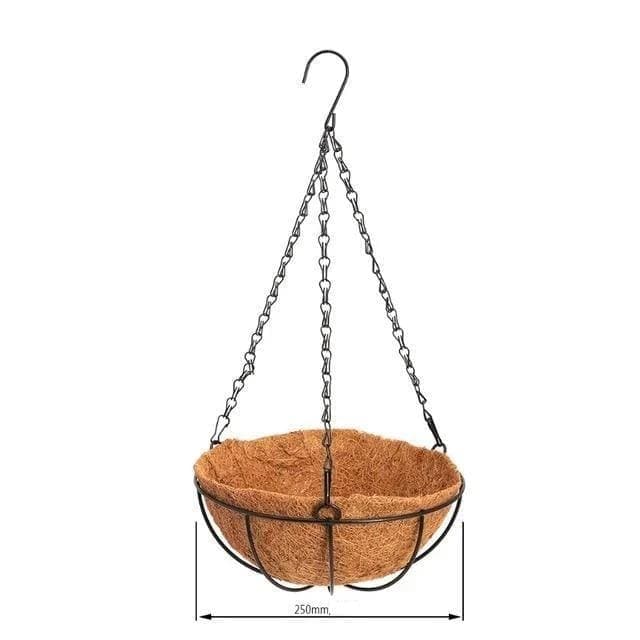 Vaso Da Fiori Sospeso In Fibra Di Cocco