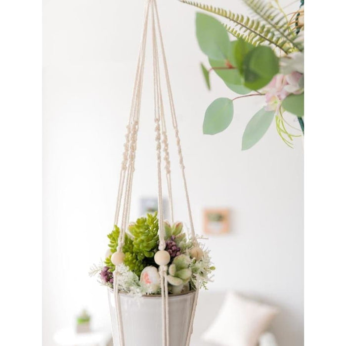 Vaso Da Fiori Sospeso Vaso Sospeso In Macramè