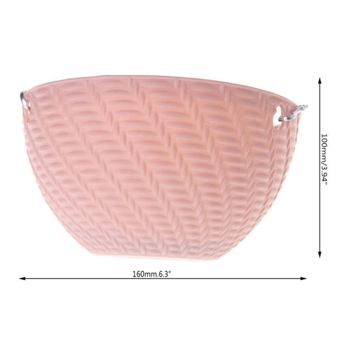 Vasi Da Fiori Sospesi In Imitazione Rattan