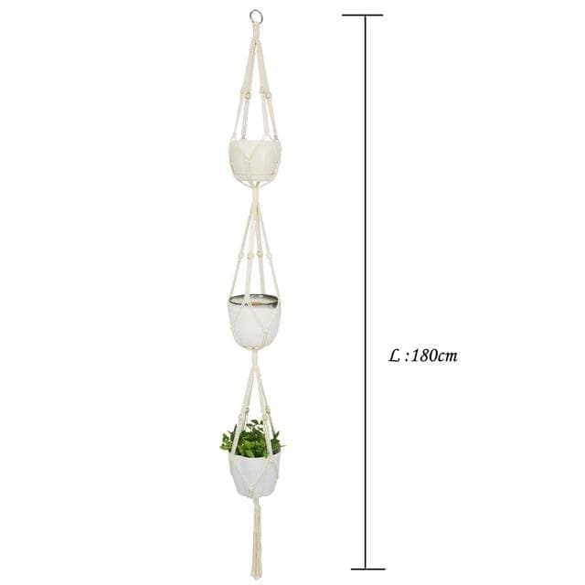 Vaso Da Fiori Sospeso Vaso Da Fiori In Macramè Sospeso