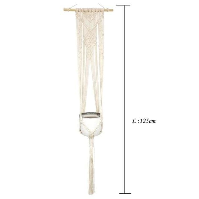 Vaso Da Fiori Sospeso Vaso Da Fiori In Macramè Sospeso