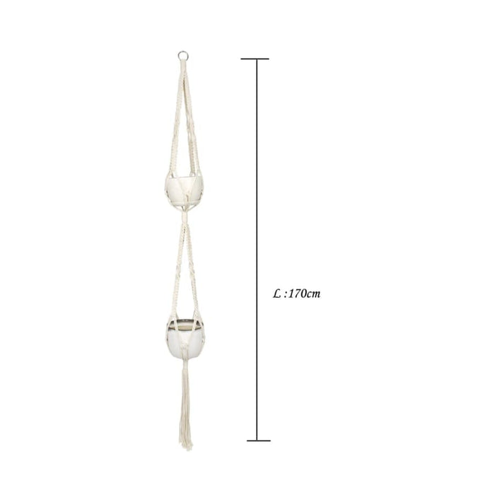 Vaso Da Fiori Sospeso Vaso Da Fiori In Macramè Sospeso