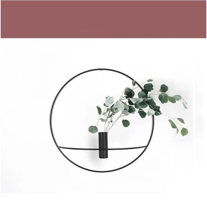 Vaso Da Fiori Da Parete In Ferro Battuto