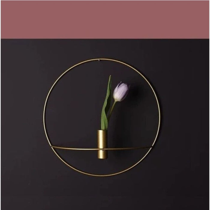 Vaso Da Fiori Da Parete In Ferro Battuto