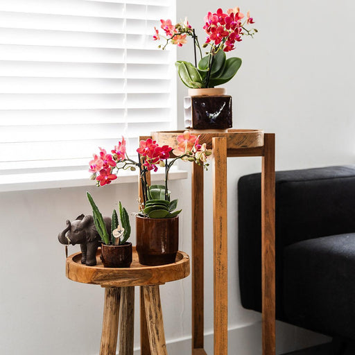 Vaso Decorativo In Ceramica Rossa Di Classe