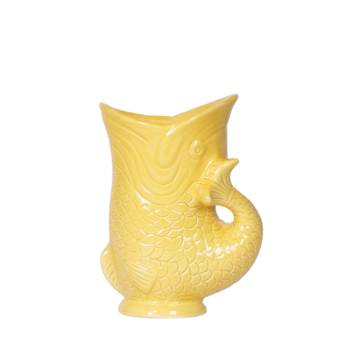 Vaso Decorativo Pesce Giallo - Modello Piccolo