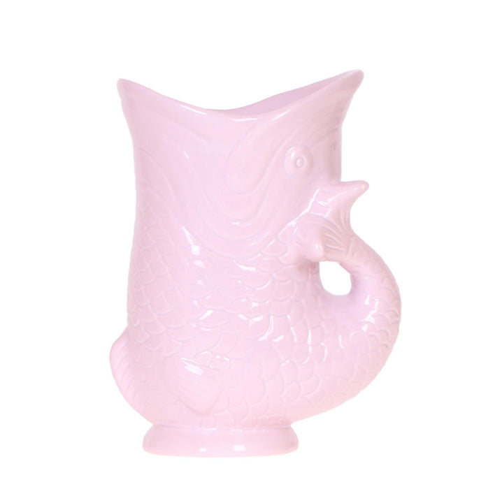 Vaso Decorativo Con Rosa Di Pesce