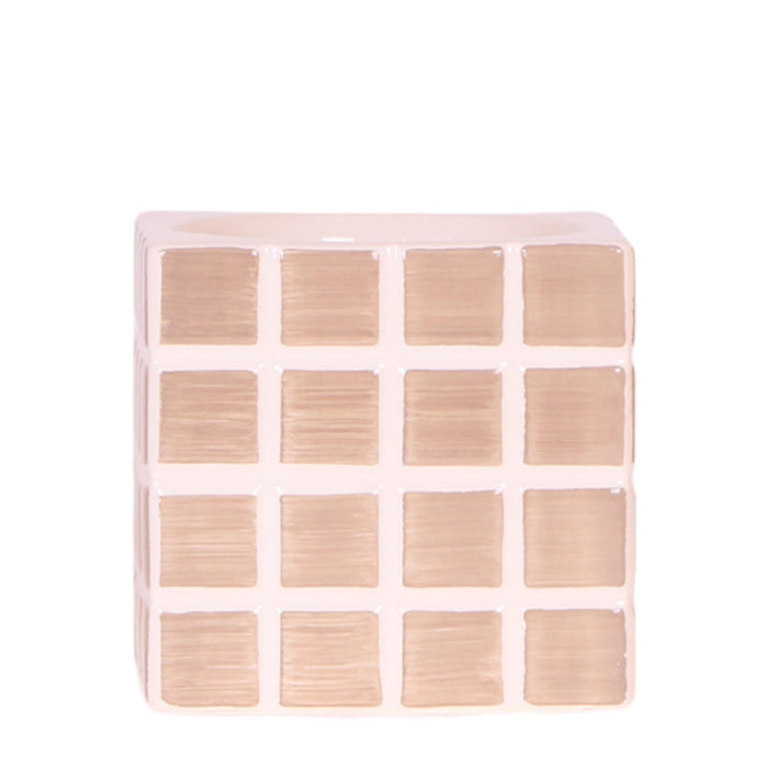 Vaso Decorativo Mosa Marrone