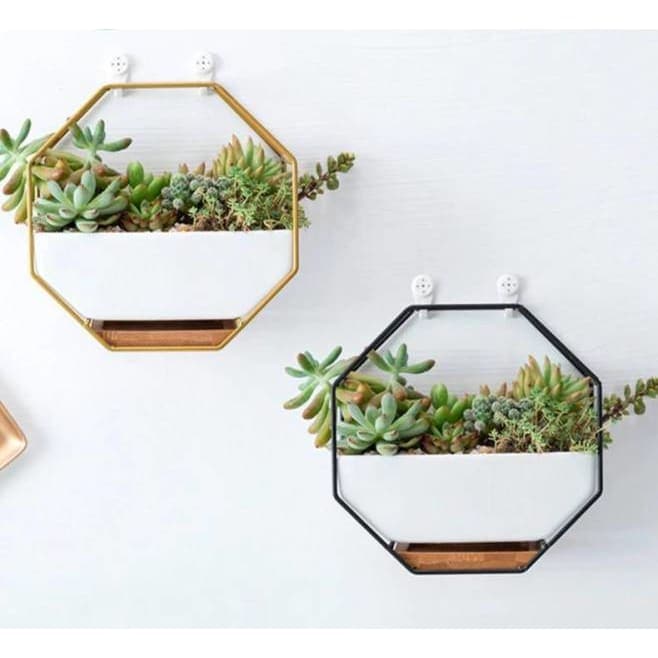 Vaso Da Fiori Da Parete Ottagonale