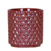 Vaso Diamante Perla Rosso