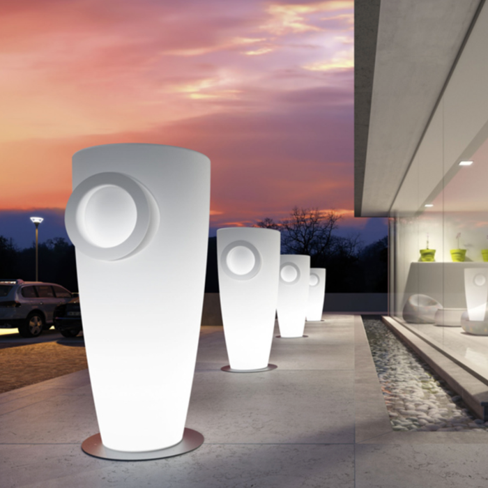 Vaso Da Esterno Illuminato A LED Humprey