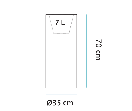 Vaso Da Esterno Luminoso Palma