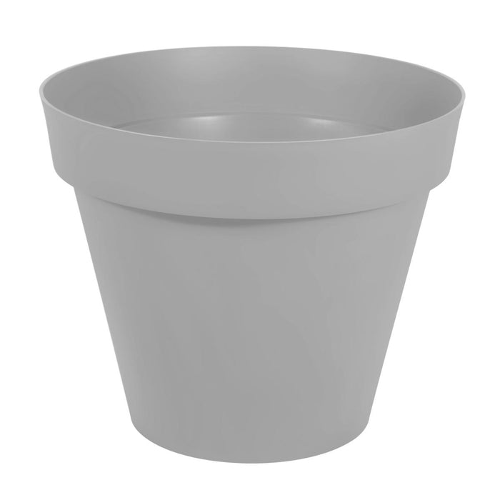 Vaso Da Fiori Tondo Tuscany 80 Cm Grigio Cemento Eda Plastiques