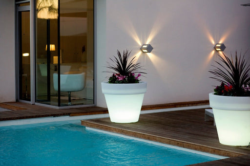 Vaso Maceta Led