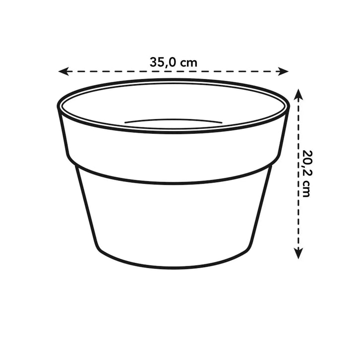 Vaso Per Piante In Plastica Per Interni Loft Urban (X5)