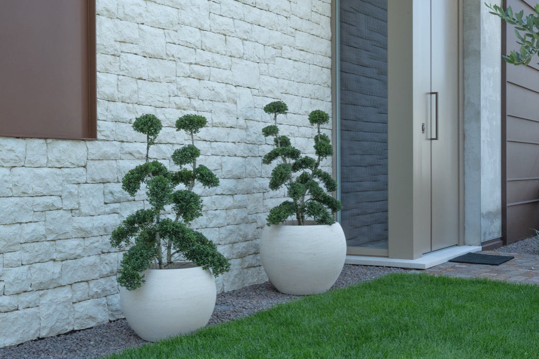 Vaso Rotondo In Argilla Milano