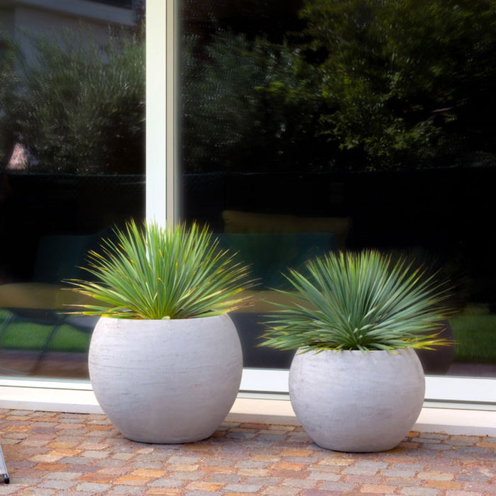 Vaso Rotondo In Argilla Milano