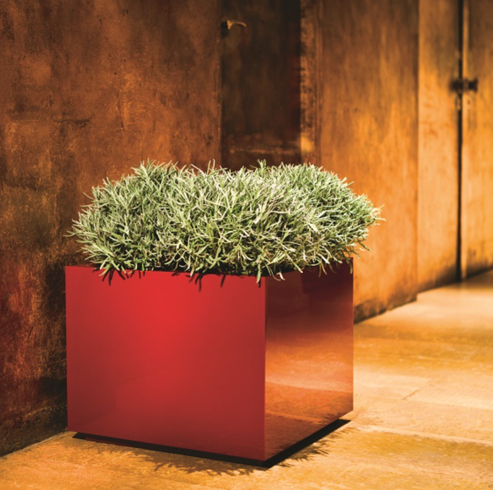 Vaso Quadrato Steel Plus