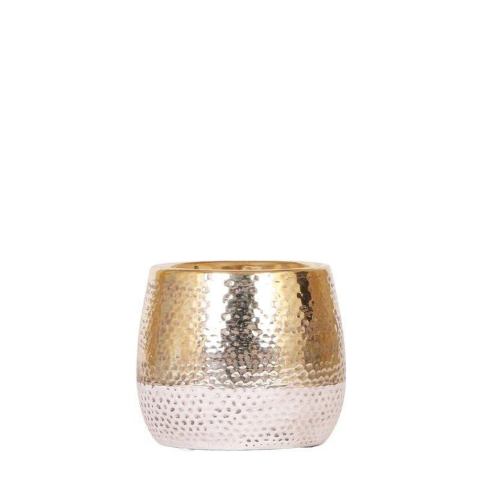 Vaso Decorativo Elite Gold - Accessorio Di Lusso