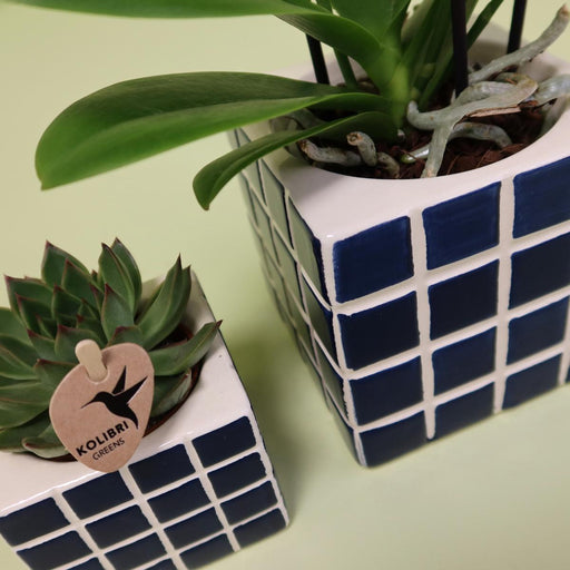 Vaso Decorativo Mosa - Blu